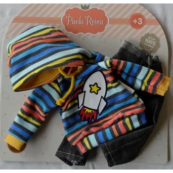 Doplněk pro panenku Obleček na panenku Unai od Paola Reina (Obleček na Las Amigas 32 cm)