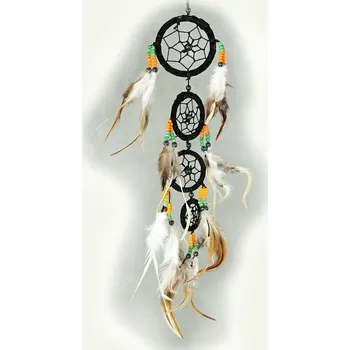 Lapač snů Lapač zlých snů 6/40 cm černý