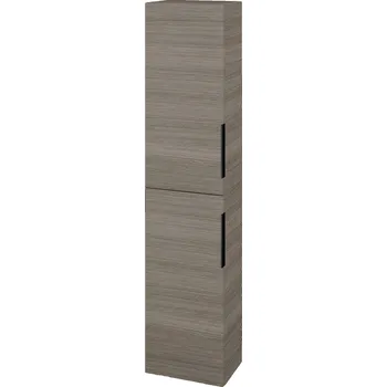 Koupelnový nábytek Dřevojas Vysoká skříň DOS SV1D2 35 - D03 Cafe / Úchytka T07 / D03 Cafe / Levé