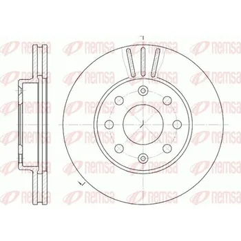 Brzdový kotouč Brzdový kotouč REMSA 6655.10