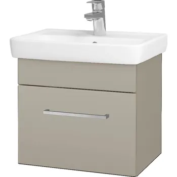 Koupelnový nábytek Dřevojas Koupelnová skříňka SOLO SZZ 50 - M05 Béžová mat / Úchytka T04 / M05 Béžová mat