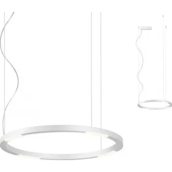 Redo Závěsné LED svítidlo Union, ø60cm Barva: Bílá
