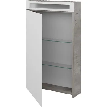 Koupelnový nábytek Dřevojas Jednodvéřová galerka MAX GAO 50 - D01 Beton / Levé