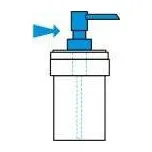 JIKA ND náhradní pumpička pro dávkovače mýdla
