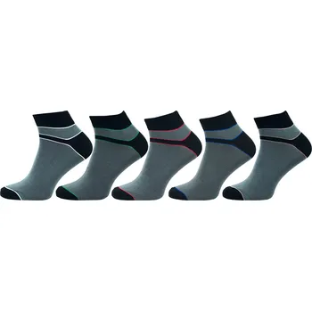 Pánské ponožky Dámské a pánské ponožky NOVIA | bambus vyšší lem 1030A - balení 5 párů Velikost: 28-29 ( 42-43 )