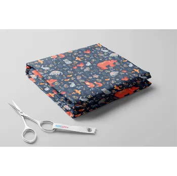 Fleece antipilling, Magická zvířátka Barva: Modrá