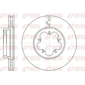 Brzdový kotouč Brzdový kotouč REMSA 61021.10