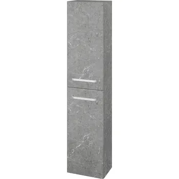 Koupelnový nábytek Dřevojas Vysoká skříň DOS SV1D2 35 - D20 Galaxy / Úchytka T01 / D20 Galaxy / Pravé