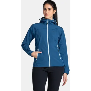 Dámská větrovka Dámská softshellová bunda KILPI Ravia tmavě modrá Velikost: 38