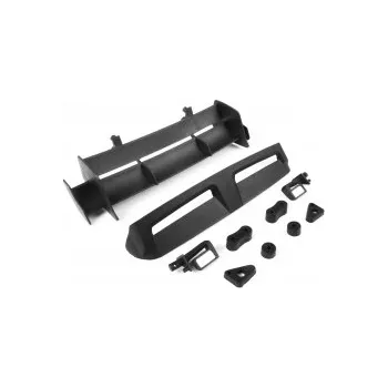 RC vybavení 1:8 QuantumRX Flux 4S: Doplňky karoserie a zadní křídlo Rally