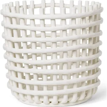 Organizér oblečení Ferm Living Organizér Ceramic Basket XL, off-white