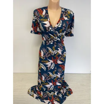 Dámské šaty Úpletové šaty MARIE, Barva Zelená, Velikost XXXL 54, Materiál 96% Viskoza 4% Lycra