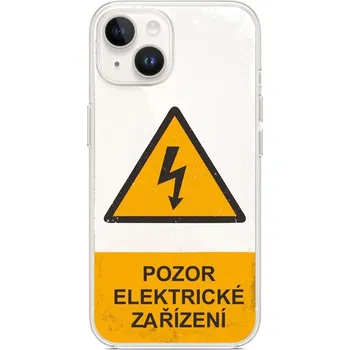 Pouzdro na mobilní telefon Kryt iPhone 14 Pozor elektrické zařízení (obal neboli pouzdro na iPhone 14)