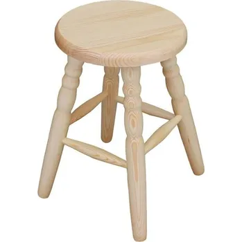 Jídelní stůl Taburet z masivu kulatý MET TAB01 Barevné provedení: Přírodní