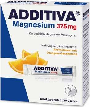 Dr. Scheffler Additiva Magnesium Direct pomeranč 375 mg 20 sáčků
