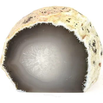 Přírodní kámen Achátová geoda z Brazílie 404g