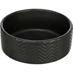 Trixie Miska keramická vroubkovaná černá 13 cm
