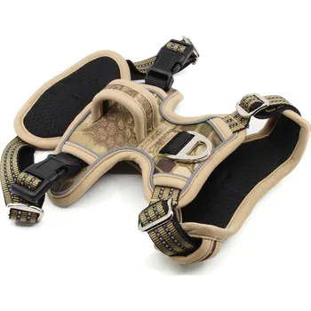 Postroj pro psa Vsepropejska Porto sportovní postroj pro psa Barva: Béžová, Obvod hrudníku: 48 - 58 cm