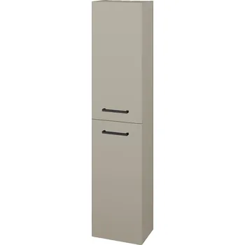 Koupelnový nábytek Dřevojas Vysoká skříň DOOR SV1D2 35 - L04 Béžová vysoký lesk / Úchytka T06 / L04 Béžová vysoký lesk / Levé