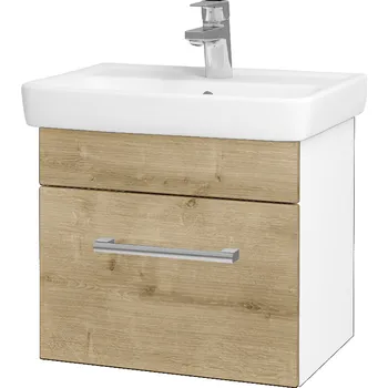 Koupelnový nábytek Dřevojas Koupelnová skříňka SOLO SZZ 50 - N01 Bílá lesk / Úchytka T03 / D09 Arlington