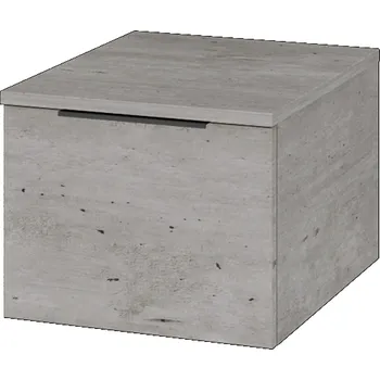 Koupelnový nábytek Dřevojas Nízká skříňka DOS SNZ1 40 - D01 Beton / Úchytka T07 / D01 Beton