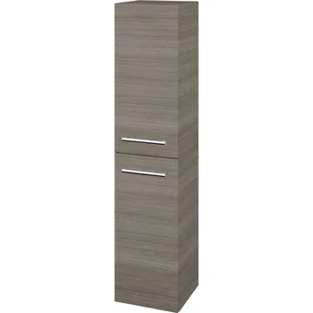 Koupelnový nábytek Dřevojas Vysoká skříň DOS SVD2 35 - D03 Cafe / Úchytka T03 / D03 Cafe / Levé