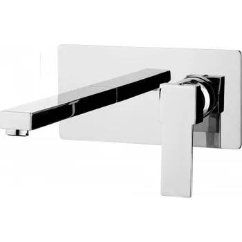 Vodovodní baterie Sanjet Quadro umyvadlová baterie podomítková prodloužená chrom Q15L