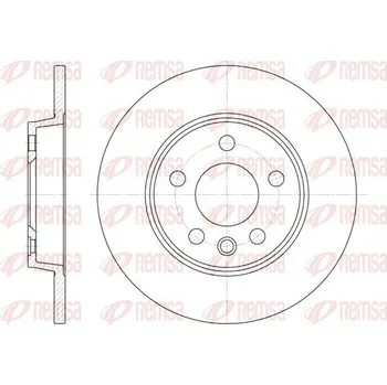 Brzdový kotouč Brzdový kotouč REMSA 6558.00