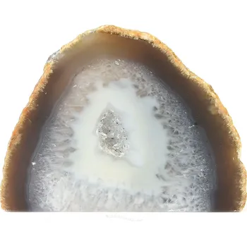 Přírodní kámen Achátová geoda s dutinkou z Brazílie 353g