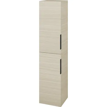 Koupelnový nábytek Dřevojas Vysoká skříň DOS SVD2 35 - D04 Dub / Úchytka T07 / D04 Dub / Levé