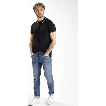 Pánské džíny Pánské jeans CROSS JEANS Trammer Mid Blue E169-077 Velikost: W33 / L32