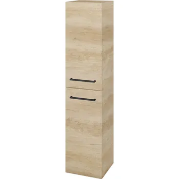 Koupelnový nábytek Dřevojas Vysoká skříň DOS SVD2 35 - D15 Nebraska / Úchytka T06 / D15 Nebraska / Levé