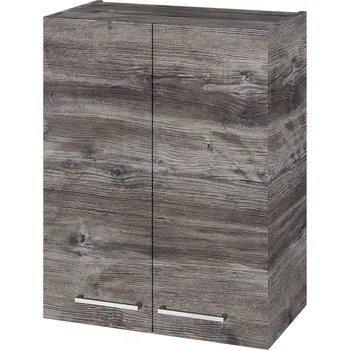 Koupelnový nábytek Dřevojas Horní skříňka DOS SYD2 60 - D10 Borovice Jackson / Úchytka T04 / D10 Borovice Jackson