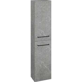 Koupelnový nábytek Dřevojas Vysoká skříň DOS SV1D2 35 - D20 Galaxy / Úchytka T06 / D20 Galaxy / Pravé