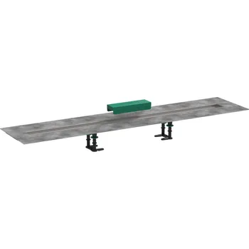 Odvodňovací žlab Hansgrohe RainDrain Instalační sada 1200 pro vrchní sady sprchových žlabů
