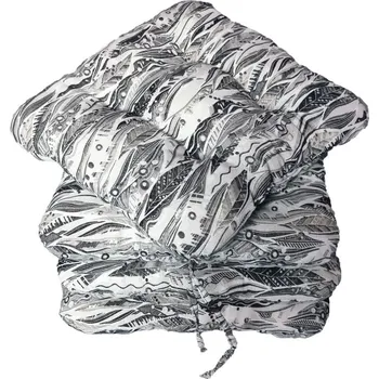 Podsedák Podsedák na židli foukaný se šňůrkou - 40 x 40 - peříčka - sada 4 ks