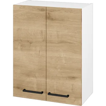 Koupelnový nábytek Dřevojas Horní skříňka DOS SYD2 60 - N01 Bílá lesk / Úchytka T06 / D09 Arlington