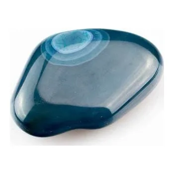 Drahý kámen Achát modrý