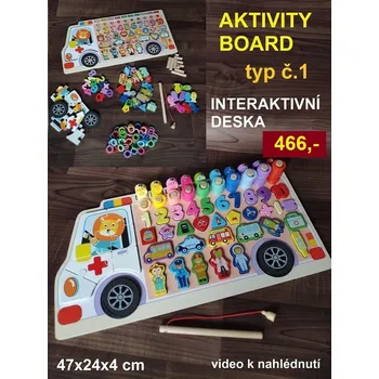 RC model auta AKTIVITY BOARD typ č.1