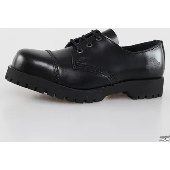 Pánská zimní obuv boty kožené unisex - Black Polido - NEVERMIND - 10103S_PolidoBlack - 39