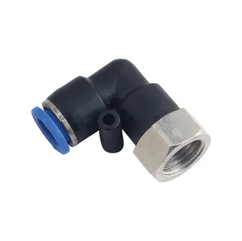 Kompresor Pneumatická nástrčná L spojka 6mm s vnitřním závitem G1/4 PLF-146