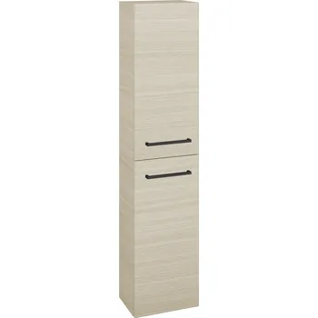 Koupelnový nábytek Dřevojas Vysoká skříň DOS SV1D2 35 - D04 Dub / Úchytka T06 / D04 Dub / Pravé