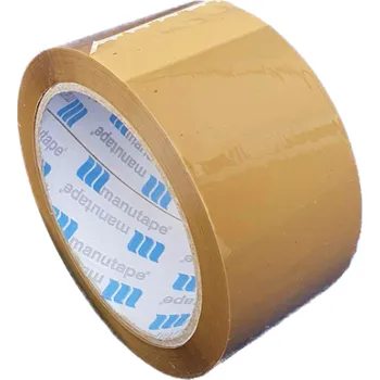 Hot-melt lepící páska 48mm v návinu 66m havana