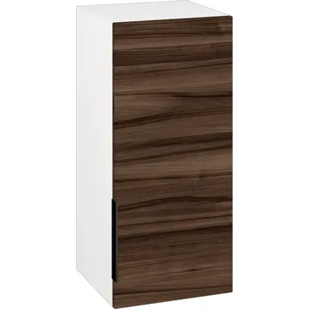 Koupelnový nábytek Dřevojas Horní skříňka SYD 35 - N01 Bílá lesk / Úchytka T07 / D06 Ořech / Pravé