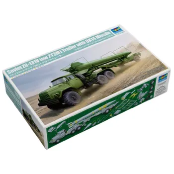 Plastikový model Trumpeter Soviet Zil-131V Tow 2T3M1 Trailer with 8K14 Missile 1:35