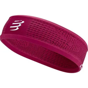 Sportovní čelenka Compressport Thin Headband On/Off persian red