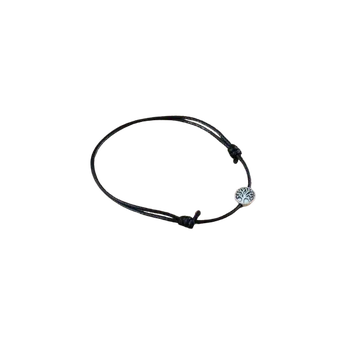 Náramek Kabbalah náramek - Malý strom života - černý 2