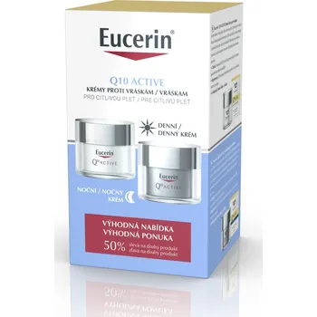 Eucerin Q10 Active denní + noční krém 2x 50 ml