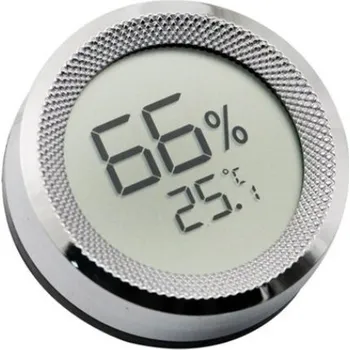 Amparo Miranda® Digitální vlhkoměr a teploměr H134 stříbrný