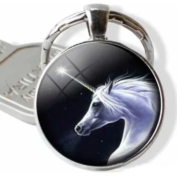 Klíčenka - Hlava jednorožce